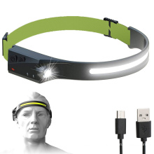 Rechargeable Headlamp, LED Headlamp Flashlight with Motion Sensor, Head Lamps for Running, Camping and Hiking